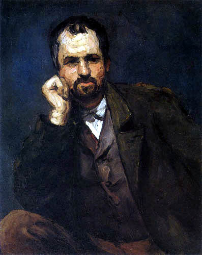 Paul Cézanne (Cezanne) - Retrato de Dominique Aubert