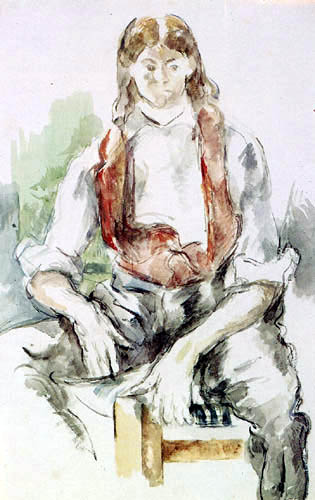 Paul Cézanne (Cezanne) - The Boy in the Red Vest