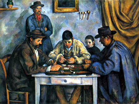 Paul Cézanne (Cezanne) - Les joueurs de cartes