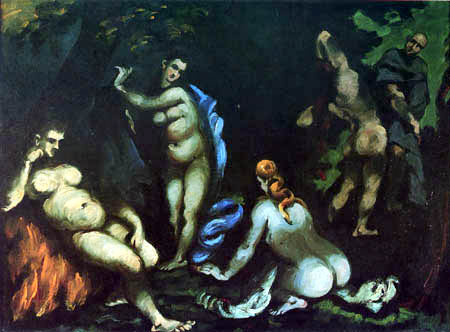 Paul Cézanne (Cezanne) - La tentación de San Antonio