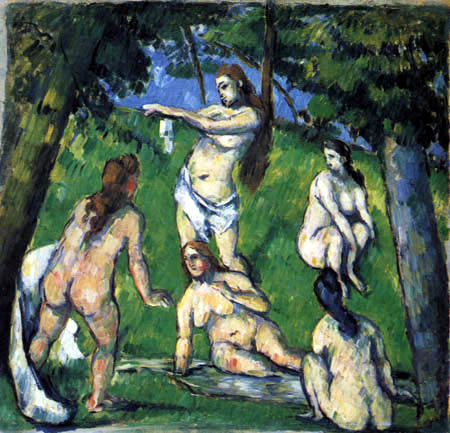 Paul Cézanne (Cezanne) - Cinco bañistas