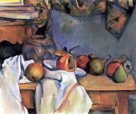 Paul Cézanne (Cezanne) - Still Life with Fruits and Ginger Jar