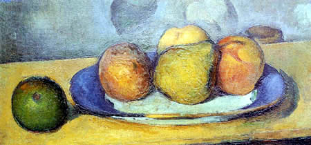 Paul Cézanne (Cezanne) - Naturaleza muerta con frutas