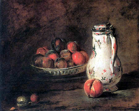 Jean-Baptiste Siméon Chardin - A bowl of plums