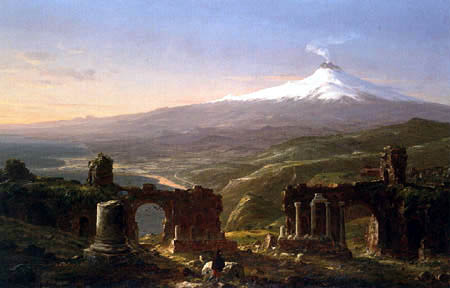 Thomas Cole - Vu l'Etna de Taormina