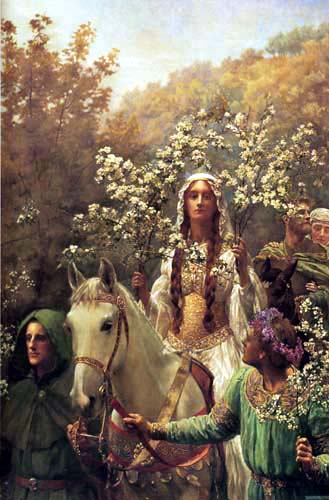 John Collier - Queen Guinevere's Maying