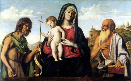 Giovanni Battista Cima - Mary with the Child, John the Baptist and St Jerome