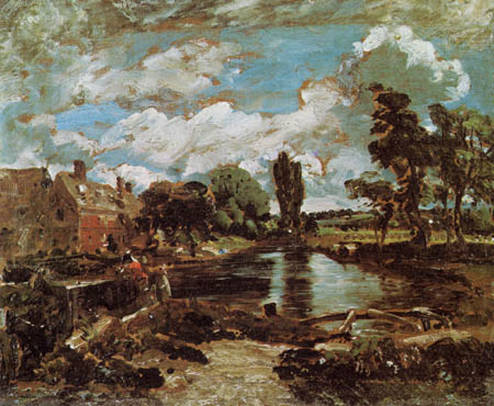 John Constable - The Flatford mill