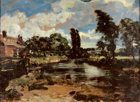 John Constable - Die Flatford Mühle