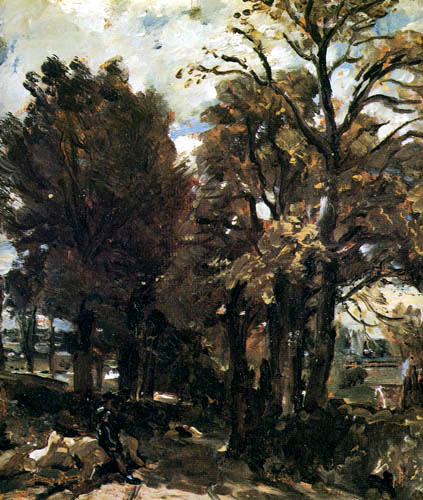 John Constable - El camino cerca de Flatford