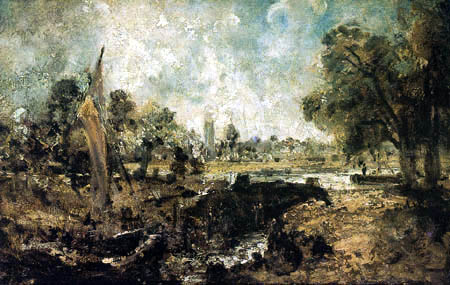 John Constable - The watergate of Dedham