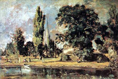 John Constable - Salisbury Kathedrale vom Fluß