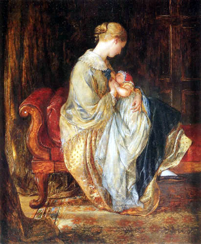 Charles West Cope - The young mother