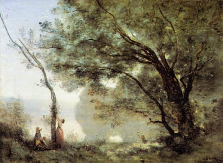 Jean-Baptiste Corot - Remembrance to Mortefontaine