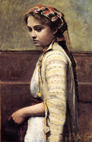 Jean-Baptiste Corot - Eine junge Griechin