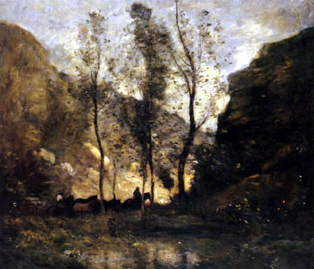 Jean-Baptiste Corot - Les Contrebandiers