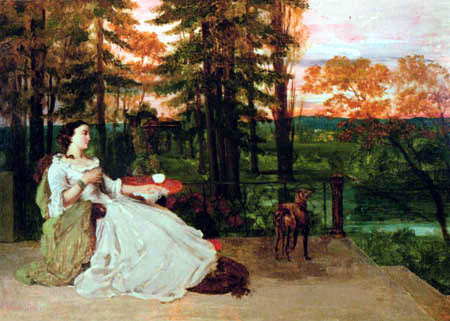 Gustave Courbet - La dame de Francfort