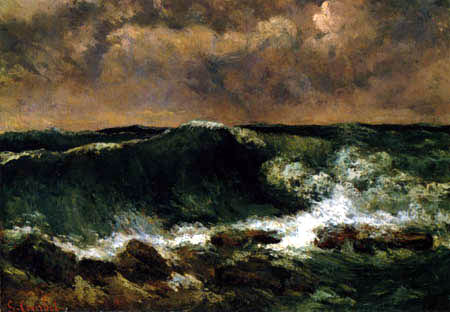 Gustave Courbet - The wave