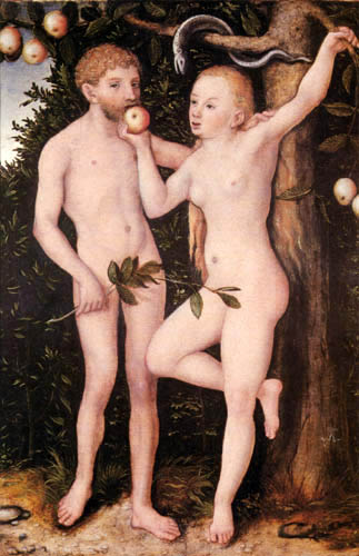 Lucas Cranach el Viejo - Adán y Eva