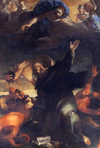 Giuseppe Maria Crespi - La tentación del San Antonio