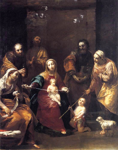 Giuseppe Maria Crespi - The holy family