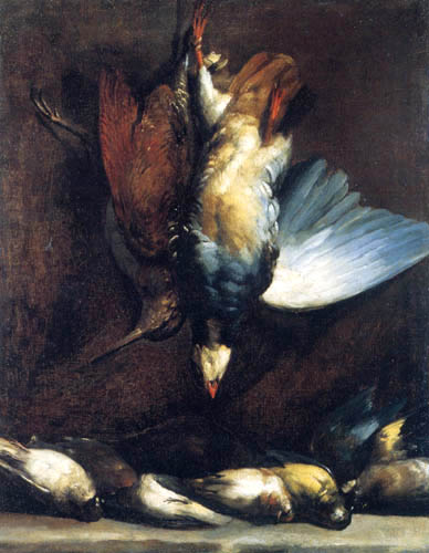 Giuseppe Maria Crespi - Stillleben mit Vögeln