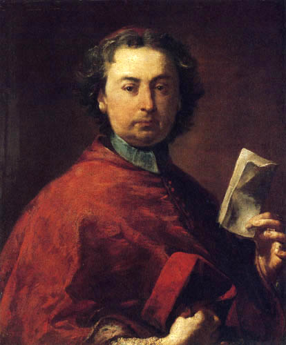 Giuseppe Maria Crespi - Porträt des Kardinal Tommaso Ruffo