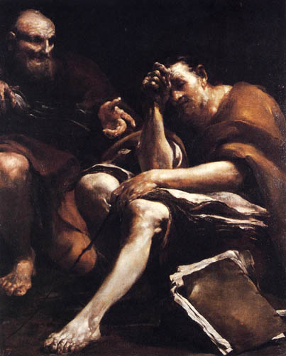Giuseppe Maria Crespi - Democritus and Heraclitus