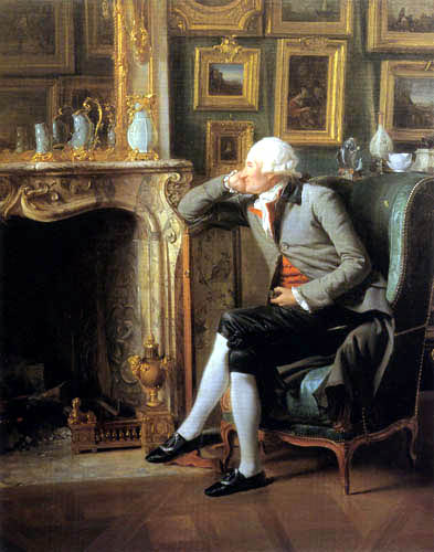 Henri-Pierre Danloux - Baron de Besenval in the Salon de Compagnie