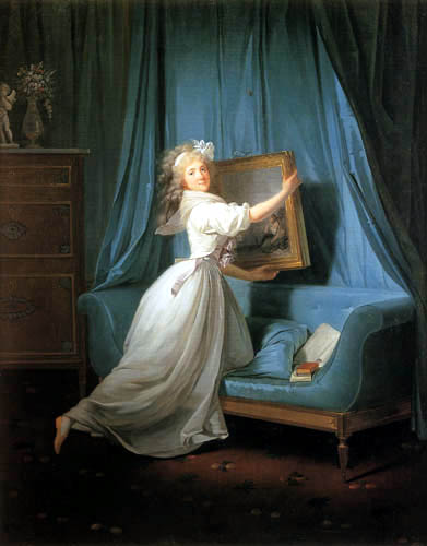 Henri-Pierre Danloux - Mademoiselle Duthé