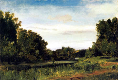 Charles-François Daubigny - River Landscape