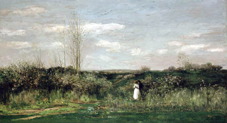 Charles-François Daubigny - Spring Landscape