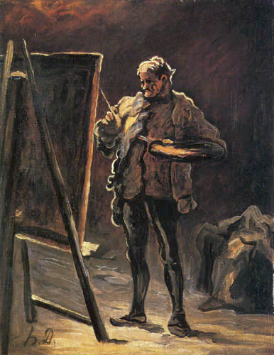 Honoré Daumier - Portrait d'un artiste