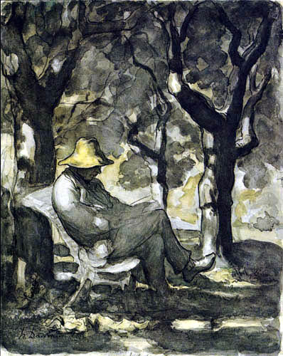 Honoré Daumier - Le Lecteur