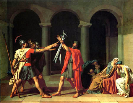 Jacques-Louis David - Le serment des Horaces