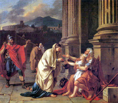 Jacques-Louis David - Bélisaire demandant l'aumône