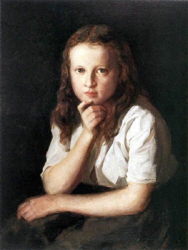 Franz von Defregger - Anna Müller, zwölfjährig