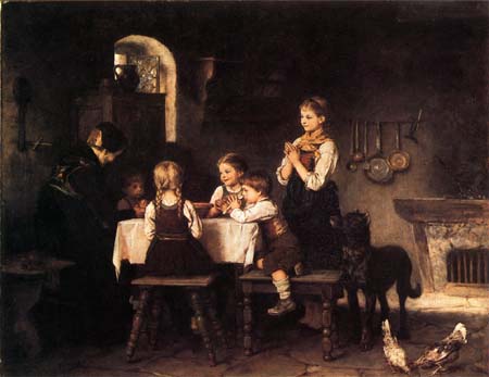 Franz von Defregger - Das Tischgebet