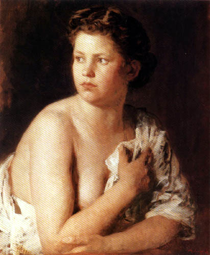Franz von Defregger - Nude
