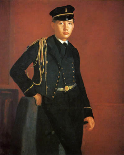 Edgar (Hilaire Germain) Degas (de Gas) - Achille Degas als Marinekadett