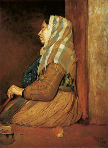 Edgar (Hilaire Germain) Degas (de Gas) - Römische Bettlerin