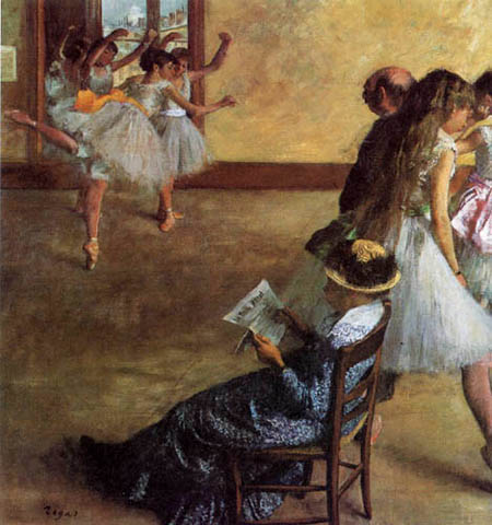 Edgar (Hilaire Germain) Degas (de Gas) - Instrucción del ballet clásico