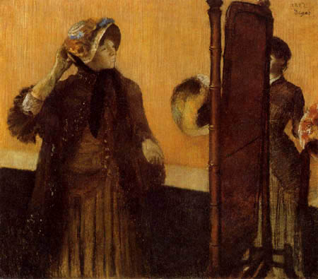 Edgar (Hilaire Germain) Degas (de Gas) - Bei der Modistin