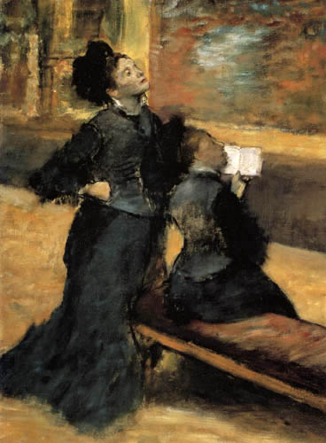Edgar (Hilaire Germain) Degas (de Gas) - Museumsbesuch