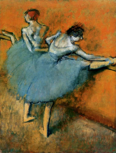 Edgar (Hilaire Germain) Degas (de Gas) - Tänzerinnen an der Barre