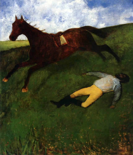 Edgar (Hilaire Germain) Degas (de Gas) - Der gestürzte Jockey