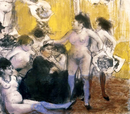 Edgar (Hilaire Germain) Degas (de Gas) - La fiesta de la señora