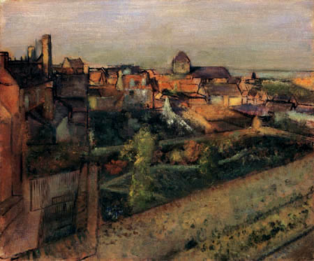 Edgar (Hilaire Germain) Degas (de Gas) - View of Saint-Valery-sur-Somme