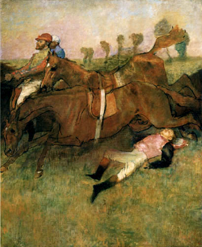 Edgar (Hilaire Germain) Degas (de Gas) - La chute du Jockey