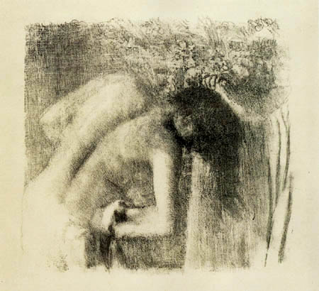 Edgar (Hilaire Germain) Degas (de Gas) - After the bath